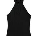 thumbnail image 1 of Tags Weekly Womens Mesh Insert Tank Top, Black, Small, 1 of 2