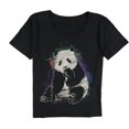thumbnail image 1 of Tags Weekly Womens Panda Graphic T-Shirt, Multicoloured, Large, 1 of 2