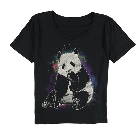 Tags Weekly Womens Panda Graphic T-Shirt, Multicoloured, Large