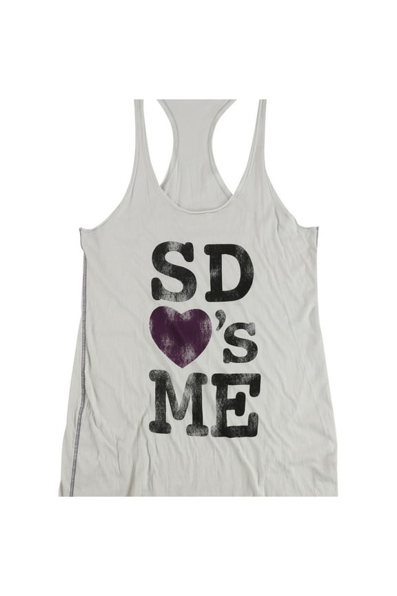 Womens S.D Loves Me Tank Top, Multicoloured, Small