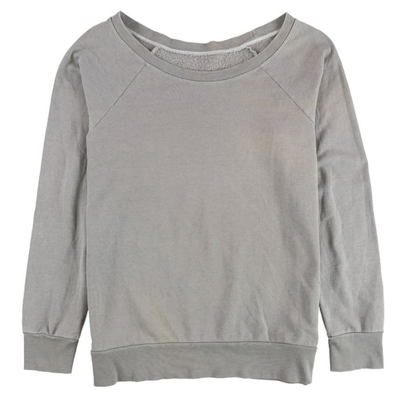 Tags Weekly Womens Two Tone Basic T-Shirt, Grey, Medium