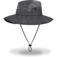 thumbnail image 1 of Tagvo Men Wide Brim UV Protection Sun Hat, Dark Gray, 1 of 7
