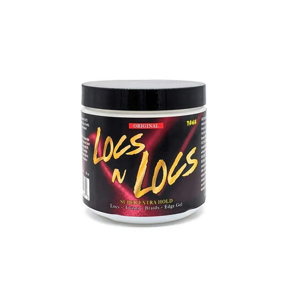 Taha Locs N Locs 5X's Super Extra hold for Locs Twists, Braids Edge Gel - 16 oz