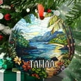thumbnail image 1 of Tahaa Christmas Ornament, Ceramic/Acrylic - Tahaa Pacific Islands Travel Souvenir, Tree Hanging Ornament, Holiday Keepsake 2025, Traveler Gift, Collectible 2025, 1 of 5