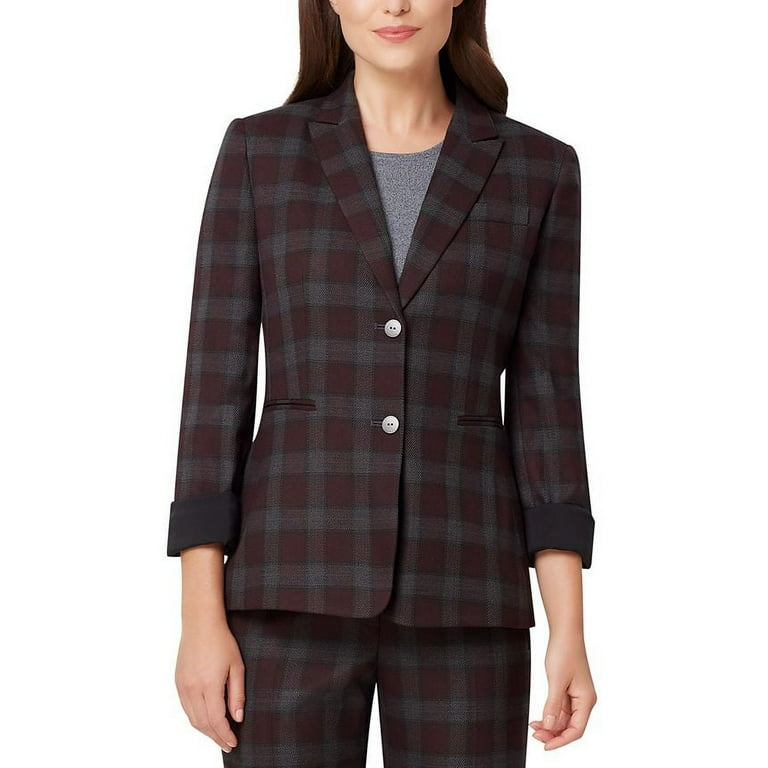Tahari shop plaid blazer