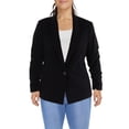thumbnail image 1 of Tahari ASL Womens Solid  One-Button Blazer, 1 of 4