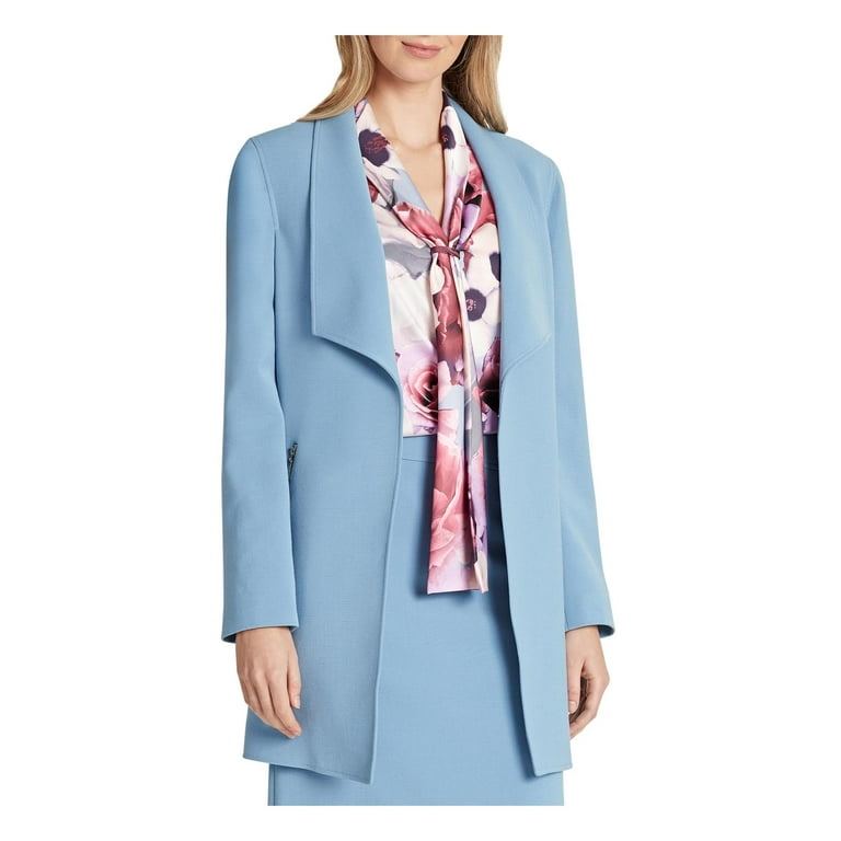 Tahari ASL Womens Suit Separate Midi Topper Jacket 