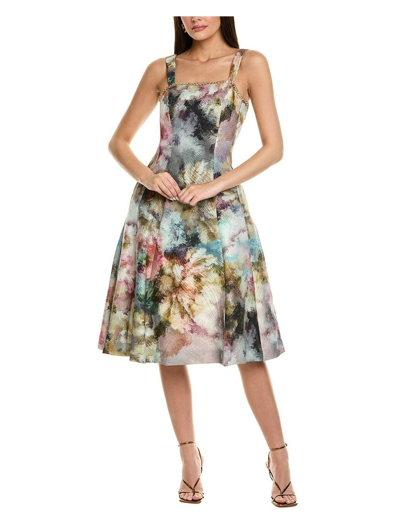 Tahari ASL womens A-Line Midi Dress, 10, Pink - Walmart.com Tahari ASL womens A-Line Midi Dress, 10, Pink - Walmart.com