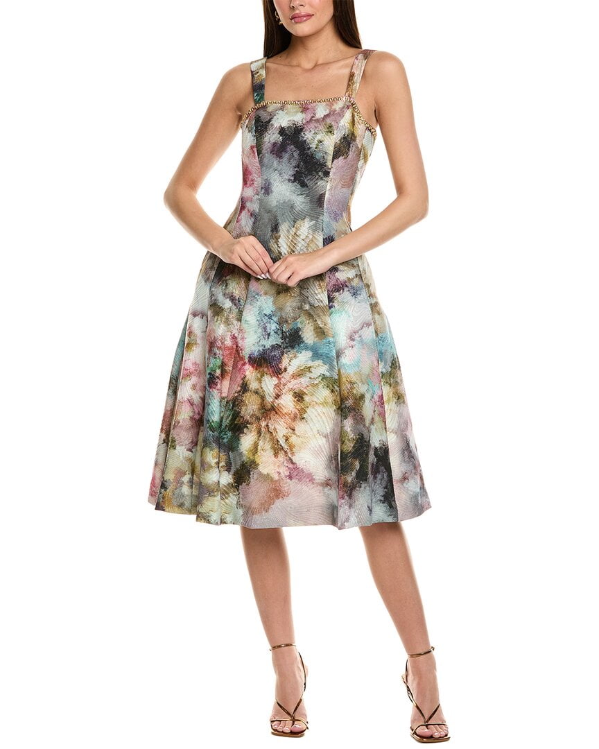 Tahari ASL womens A-Line Midi Dress, 8, Pink - Walmart.com