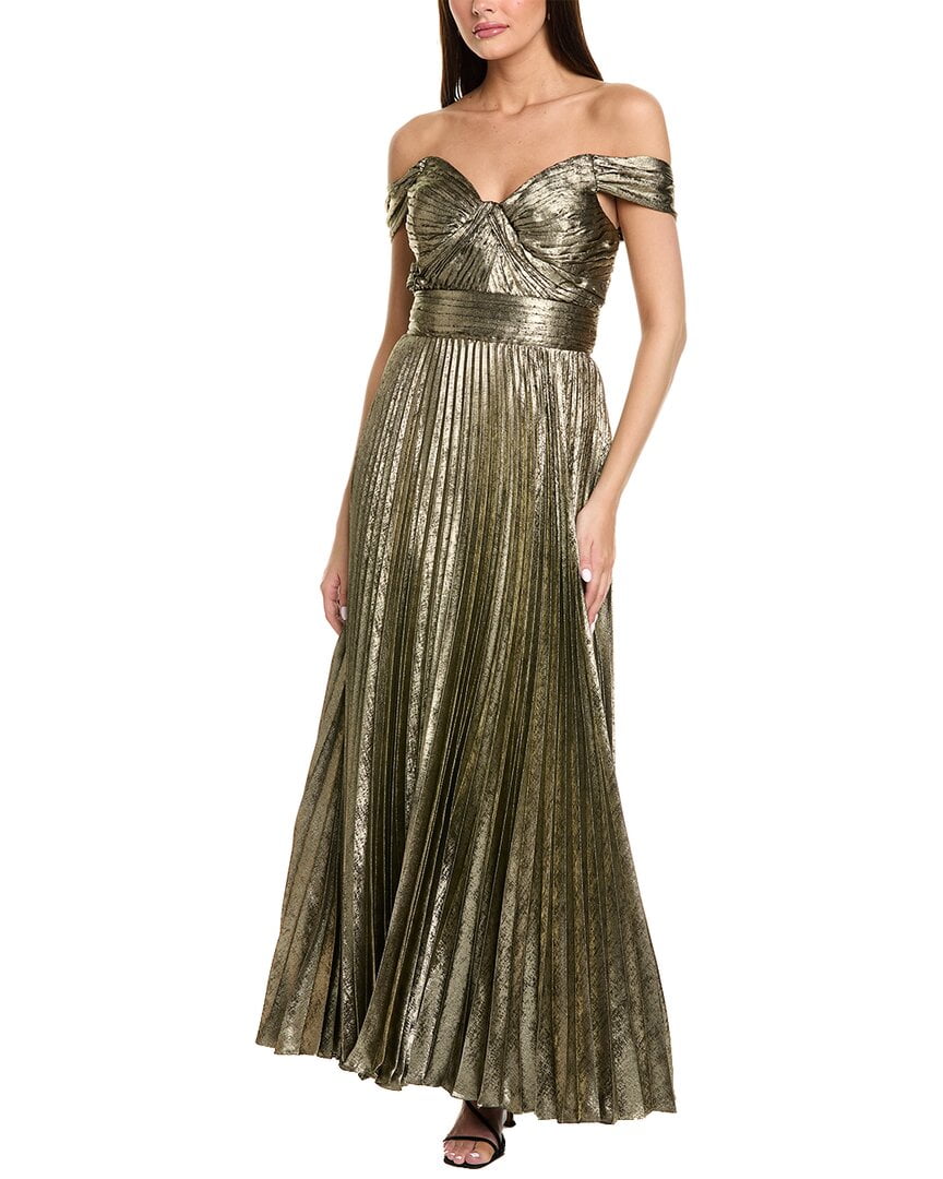 Tahari ASL womens Accordion Pleated Gown, 4, Metallic - Walmart Business Supplies Tahari ASL womens Accordion Pleated Gown, 4, Metallic - Walmart Business Supplies