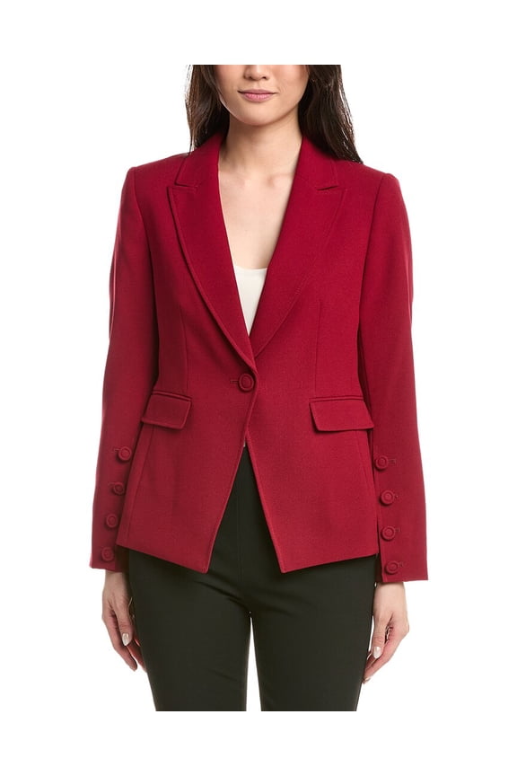 Tahari ASL womens Blazer, 6, Red