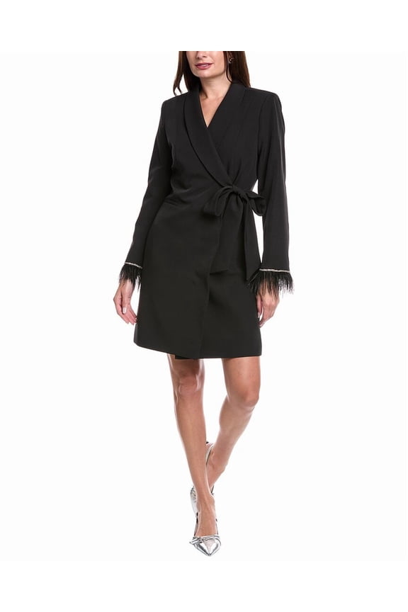 Tahari ASL womens  Blazer Mini Dress, 2, Black