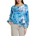 thumbnail image 1 of Tahari ASL womens  Blouse, m, Blue, 1 of 3