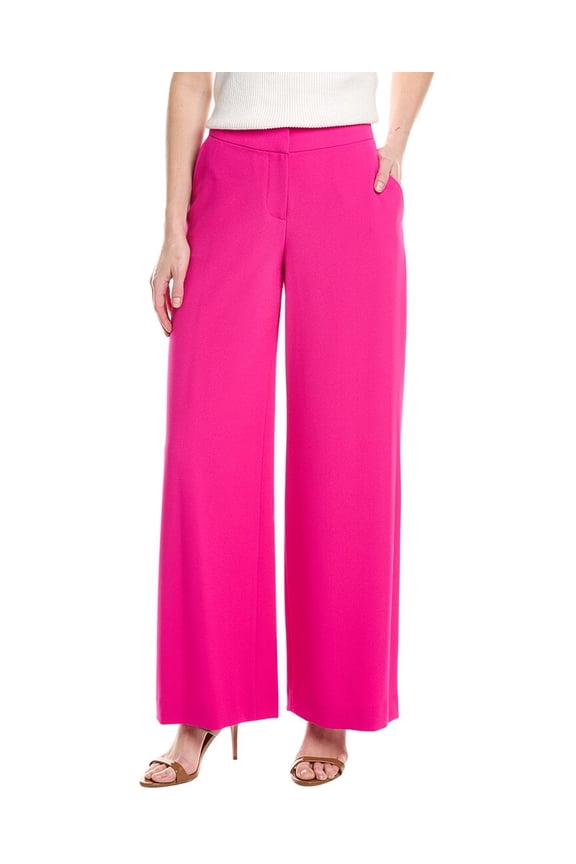 Tahari ASL womens Crepe Pant, 10, Pink