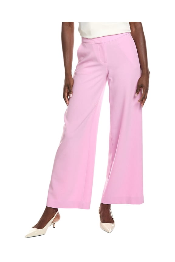 Tahari ASL womens Crepe Pant, 8, Pink