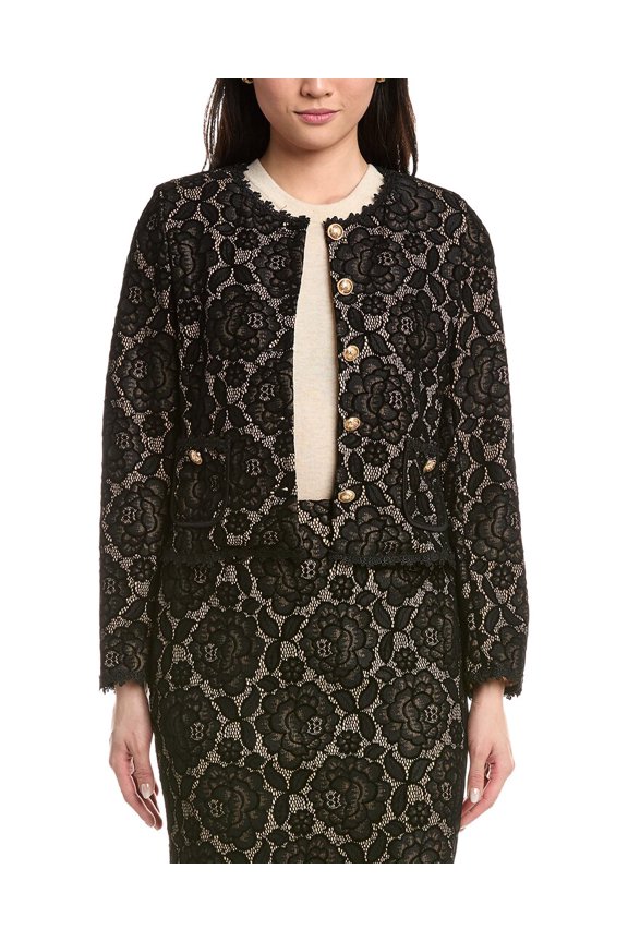 Tahari ASL womens Jacket, 2, Black