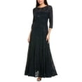 thumbnail image 1 of Tahari ASL womens  Lace Gown, 10, Blue, 1 of 3