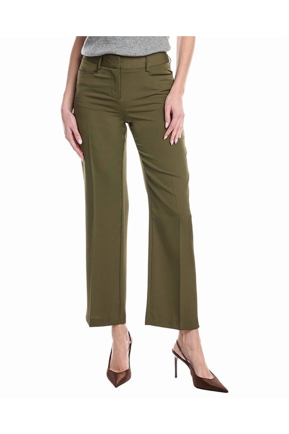 Tahari ASL womens  Petite Pant, 12P, Green