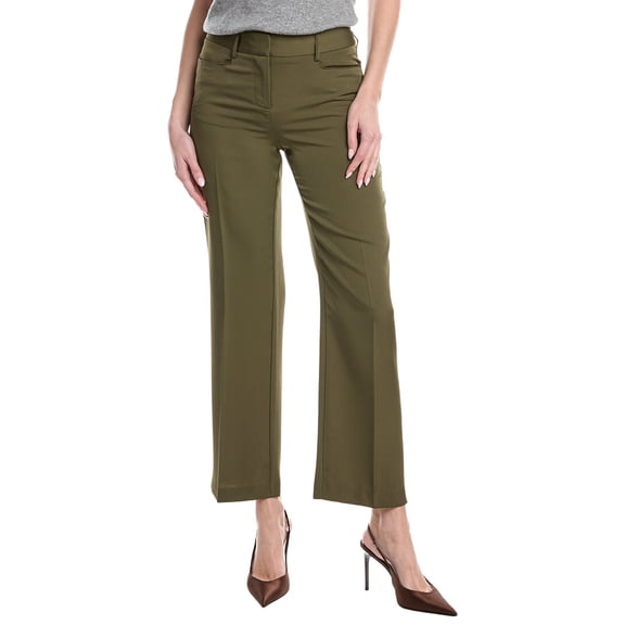 Tahari ASL womens Petite Pant, 6P, Green