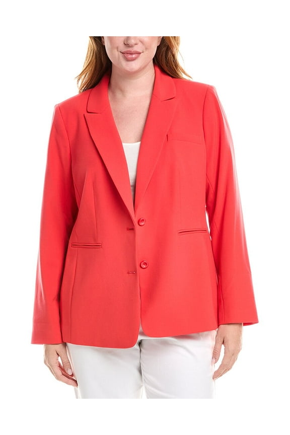 Tahari ASL womens Plus Blazer, 22W, Pink
