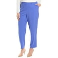 thumbnail image 1 of Tahari ASL womens  Plus Pant, 14W, Blue, 1 of 3
