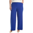 thumbnail image 1 of Tahari ASL womens  Plus Pant, 14W, Blue, 1 of 3