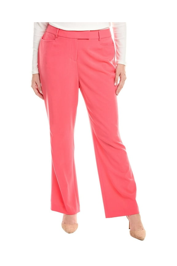 Tahari ASL womens Plus Pant, 16W, Pink