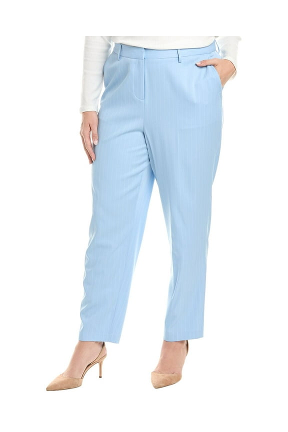 Tahari ASL womens Plus Pant, 18W, Blue
