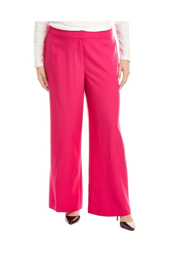 Tahari ASL womens Plus Pant, 18W, Pink