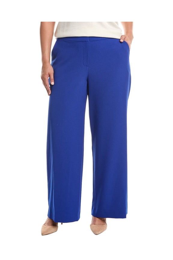 Tahari ASL womens Plus Pant, 22W, Blue