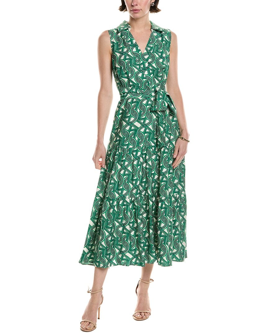 tahari asl green dress Tahari ASL 2AM095 - Long Charmeuse A-Line Dress