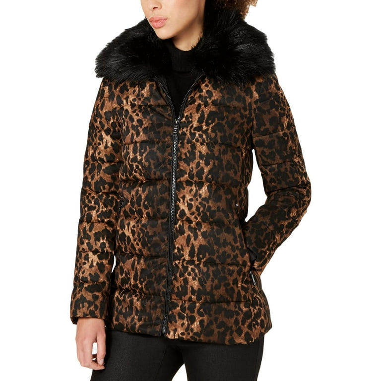 Faux Fur Detail Quilted Coat - Women - Ready-to-Wear