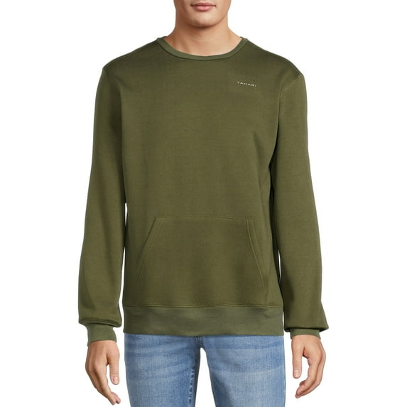 Tahari Long Sleeve Hoodie Pullover Crew Neck Active Fit Sweatshirt (Men's), 1 Pack