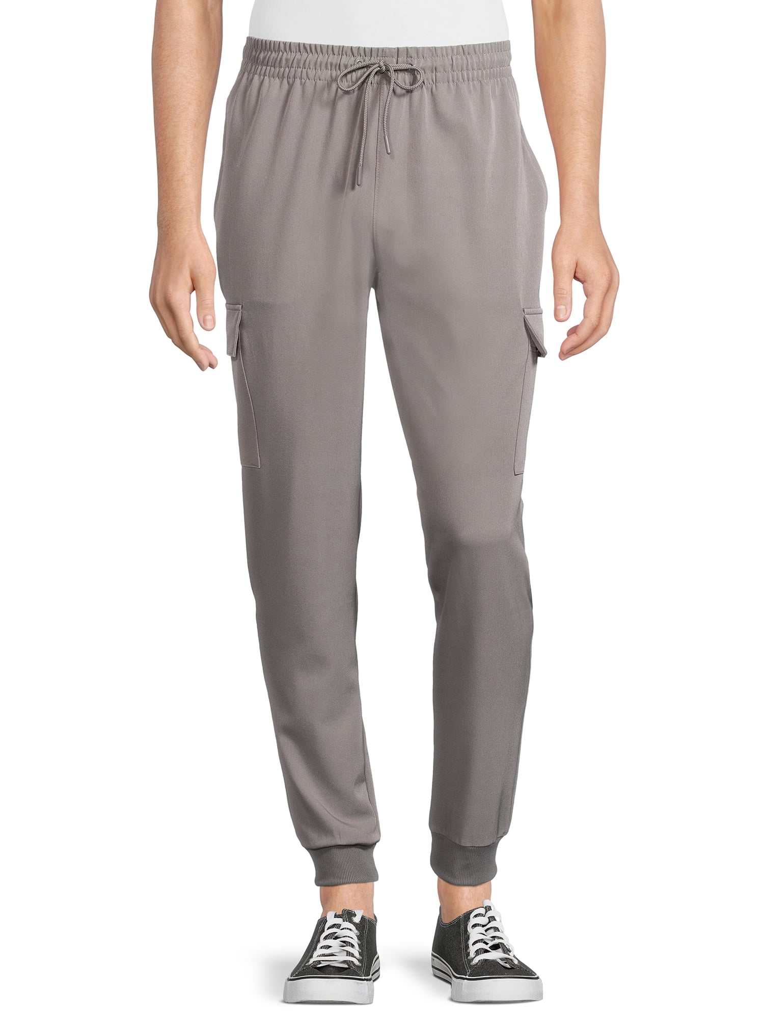 Tahari Men's Stretch Woven Cargo Joggers