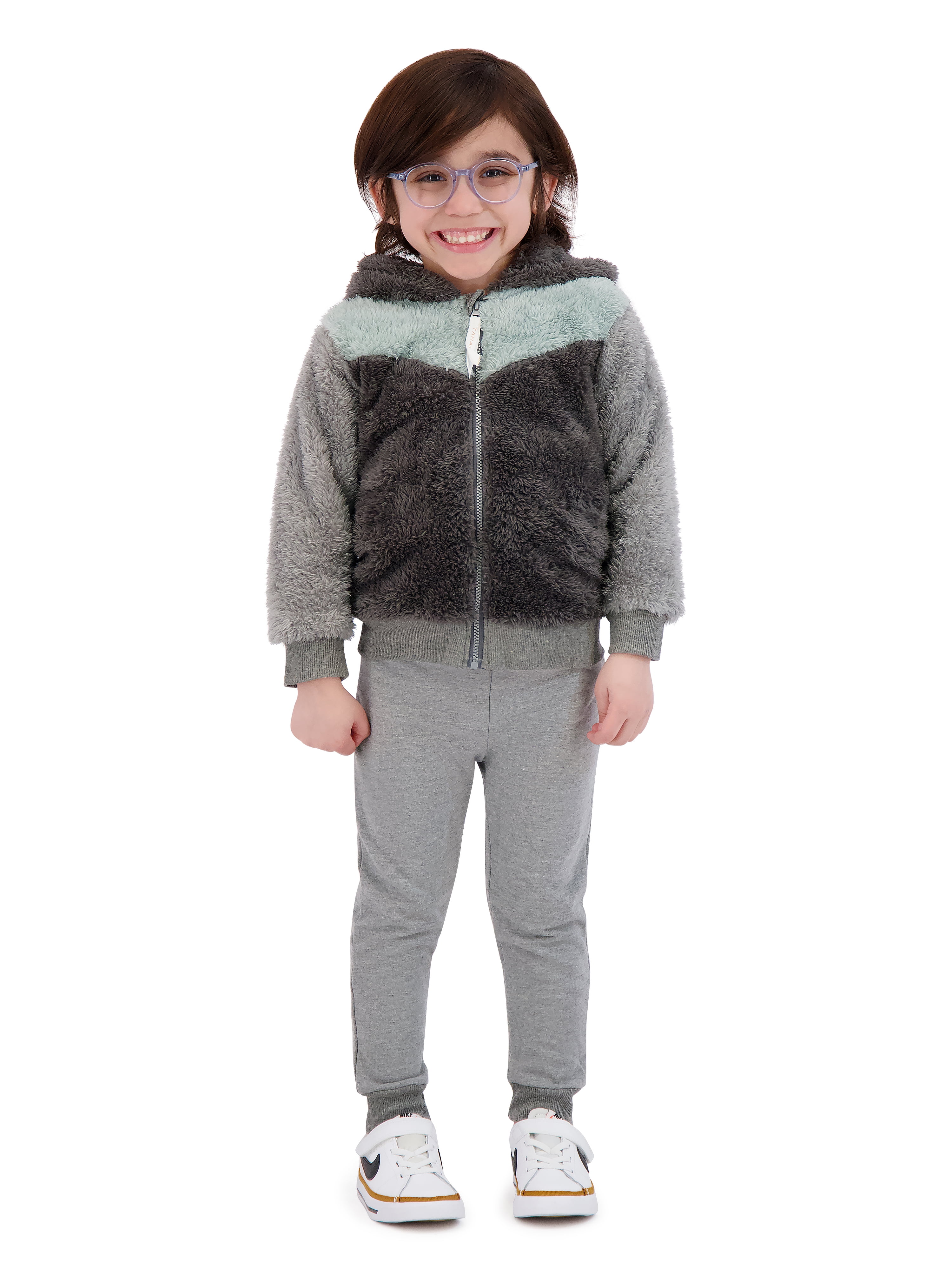 Tahari Toddler Boys 3 Piece Grey Hoodie Set, Sizes 2T-4T