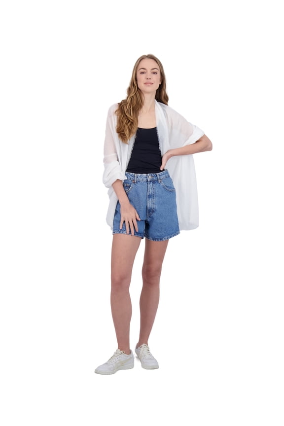 Women's Super Soft Oversized Wrap, White