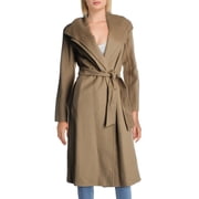Tahari Womens Elliott Wool Blend Dressy Trench Coat