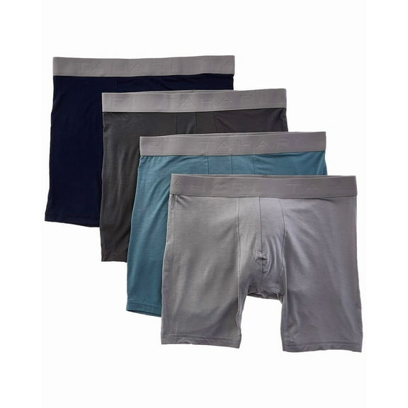 Tahari mens 4pk Modern Fit Luxe Micro Ultra Soft Boxer Brief, s
