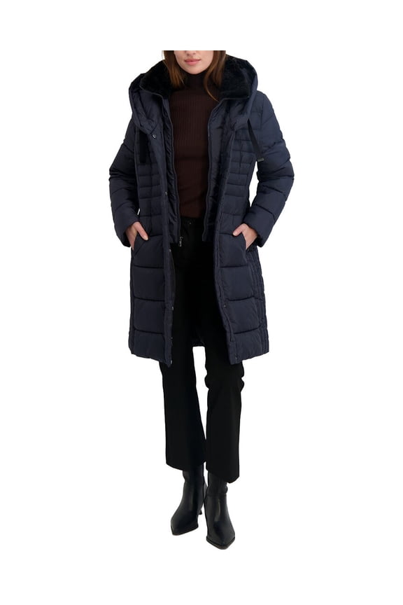 womens Casey Puffer Jacket, xs, Blue