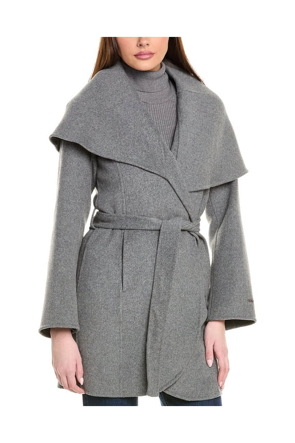 womens  Double Face Wool-Blend Coat, s