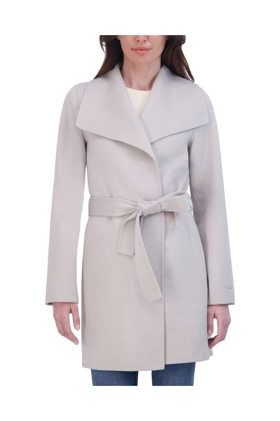 womens  Double Face Wool-Blend Coat, xs