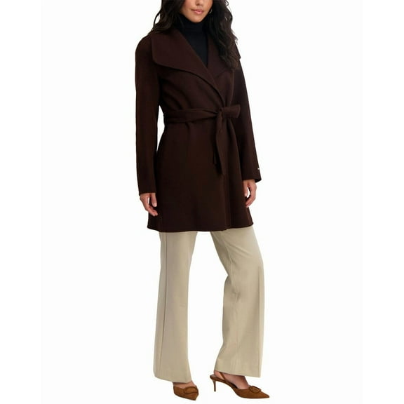 Tahari womens  Ella Medium Wool-Blend Coat, l