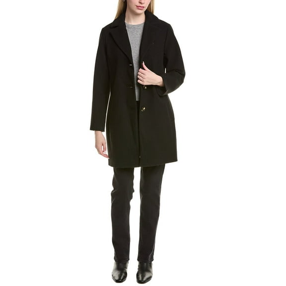 Tahari womens  Lina Medium Coat, xs, Black