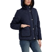 Tahari womens Rosie Quilted Jacket, xs, Blue