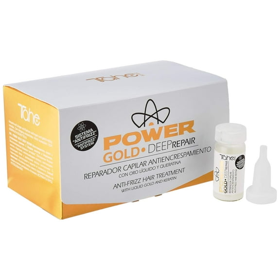 Tahe Botanic Power Gold Anti-Frizz Deep Repair Hair Treatment 6x10ml