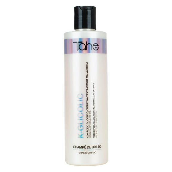 Tahe K-Glicolic Exfoliating and Revitalizing Shine Shampoo, Ideal for All Hair Types, 300 ml