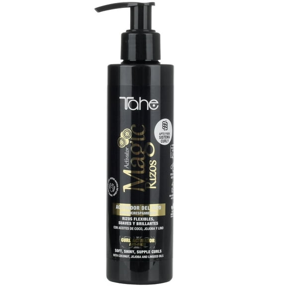 Tahe Magic Rizos Curl Activator Anti-Frizz Suitable for the Curly Method, 200ml