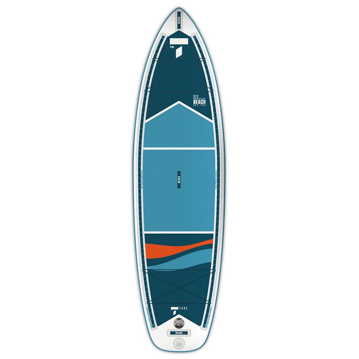 Tahe Beach SUP-Yak AIR SUP Paddleboard Package Complete with Board, Paddle, Leash, Pump, and Carry/Storage Bag, Blue, 10' 6'' (108245)
