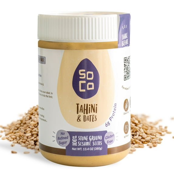 Tahini Paste & Pesto Salad Dressings 13.4 oz 380gm 2 Pices SoCo