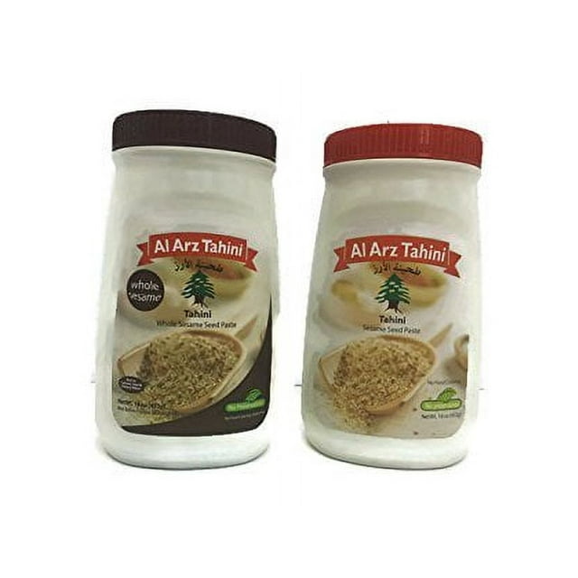 Tahini Variety Pack Whole Sesame Tahini Tahini Sesame Seed Paste, 16